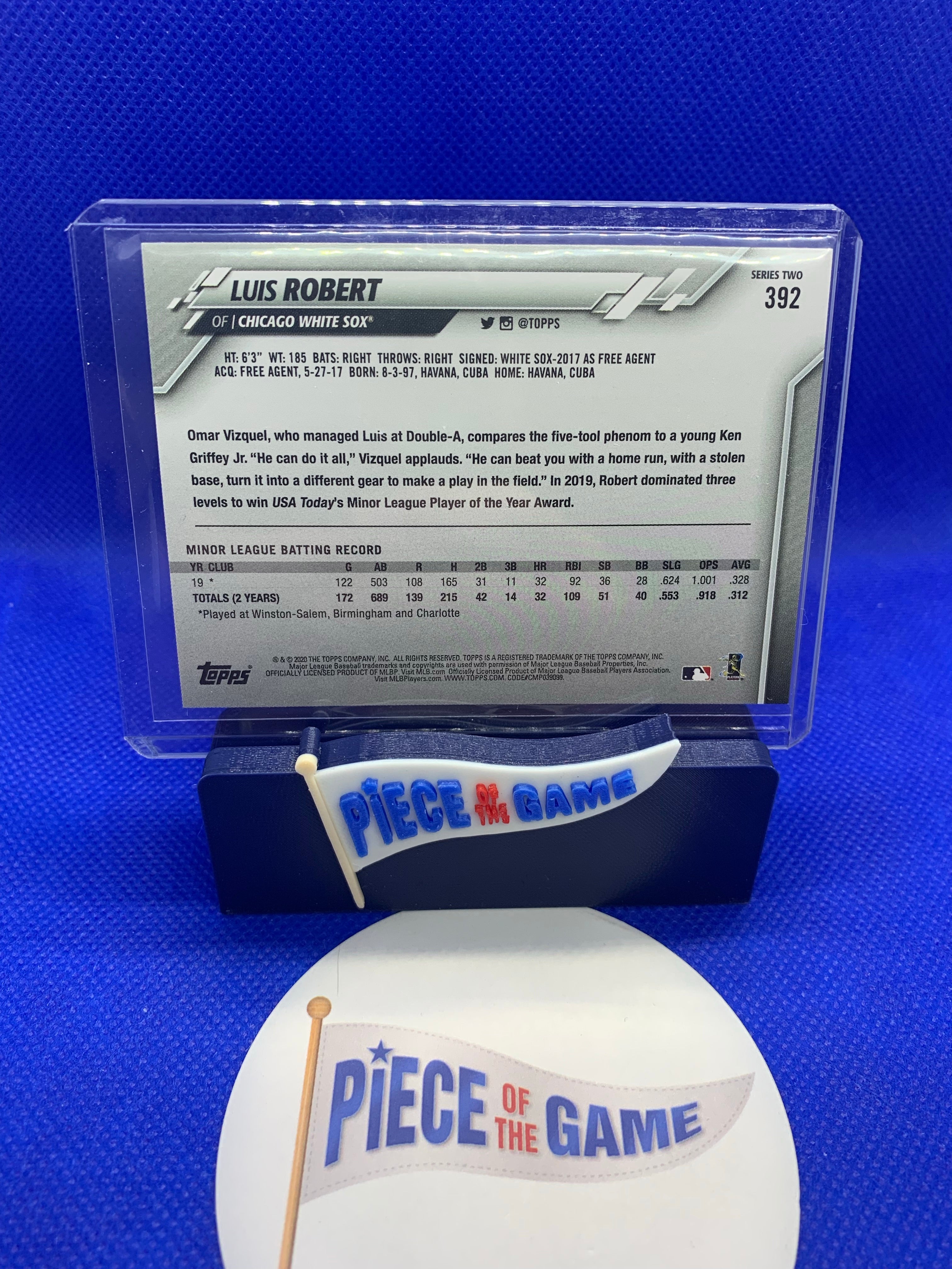 Luis Robert 2020 Topps Series 2 Gold Stars RC