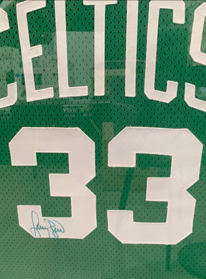 Larry Bird Authentic Signed Framed Jersey w/ Upper Deck COA