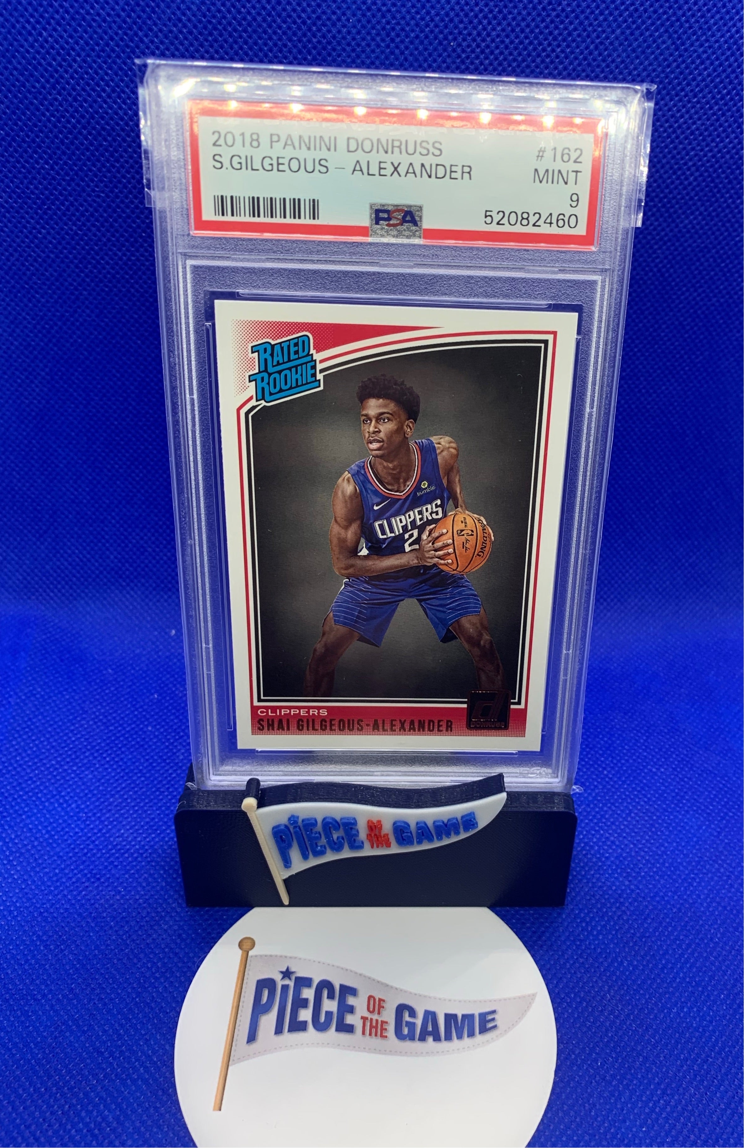 Shai Gilgeous-Alexander 2018 Panini Donruss PSA 9 Rated Rookie