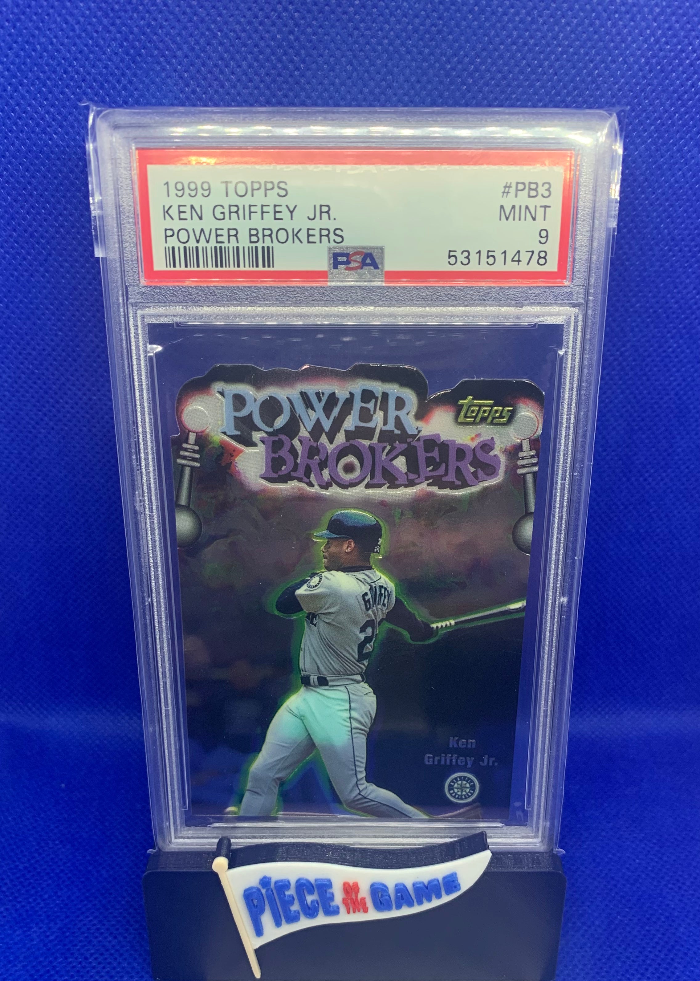 KEN GRIFFEY JR. 1999 Topps Power Brokers PSA 9 MINT Seattle Mariners