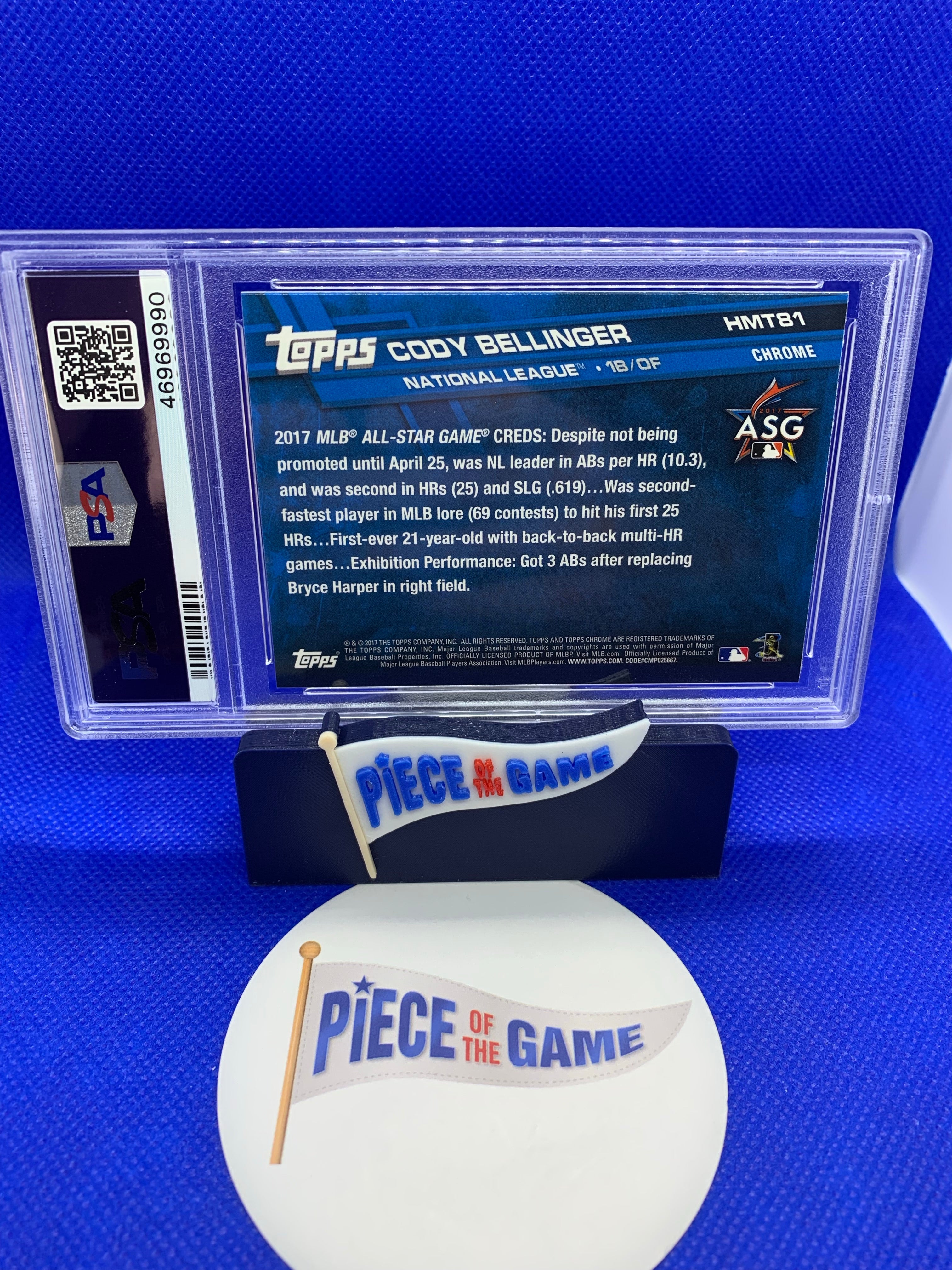 2017 Topps Chrome Update ASG Cody Bellinger PSA 9
