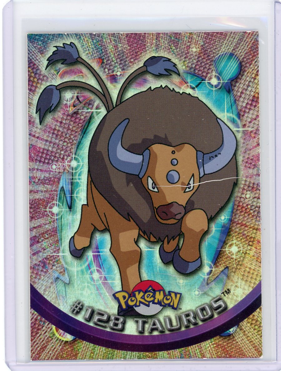 TAUROS SERIES 3 CARD HOLO POKEMON TOPPS #128 – Piece Of The Game