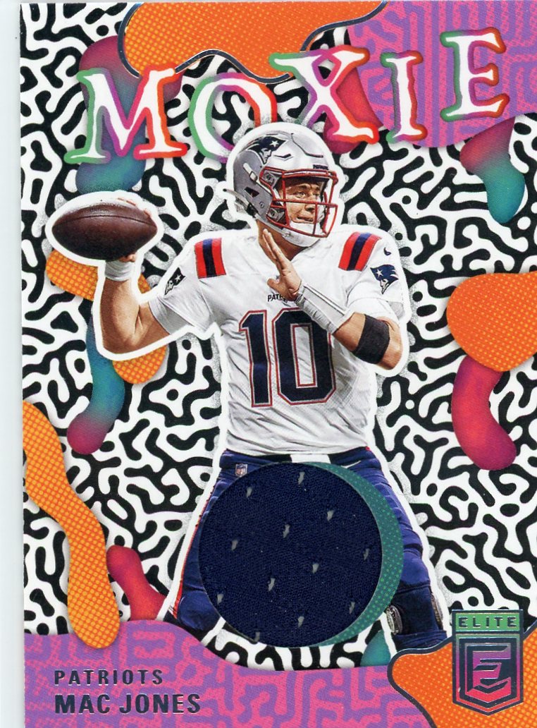 Mac Jones 2022 Panini Donruss Elite Moxie Jersey