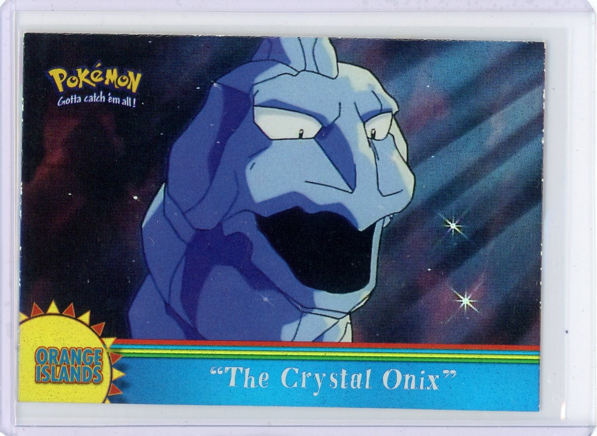 The Crystal Onix Holo Pokemon TOPPS Orange Islands