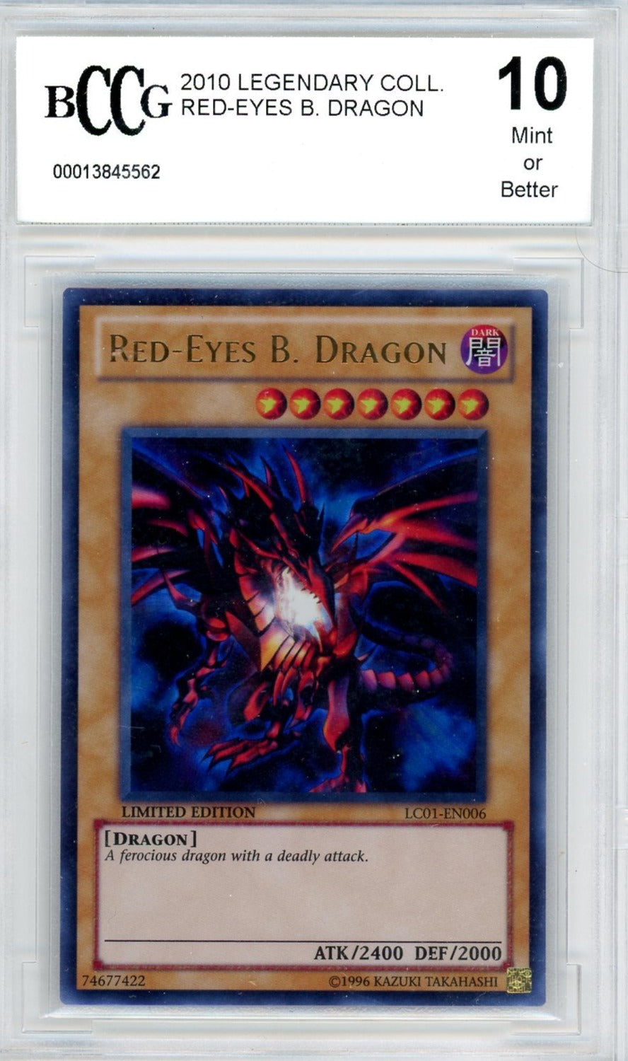 Red-Eyes B. Dragon Legendary Collection BCCG 10 – Piece Of The Game