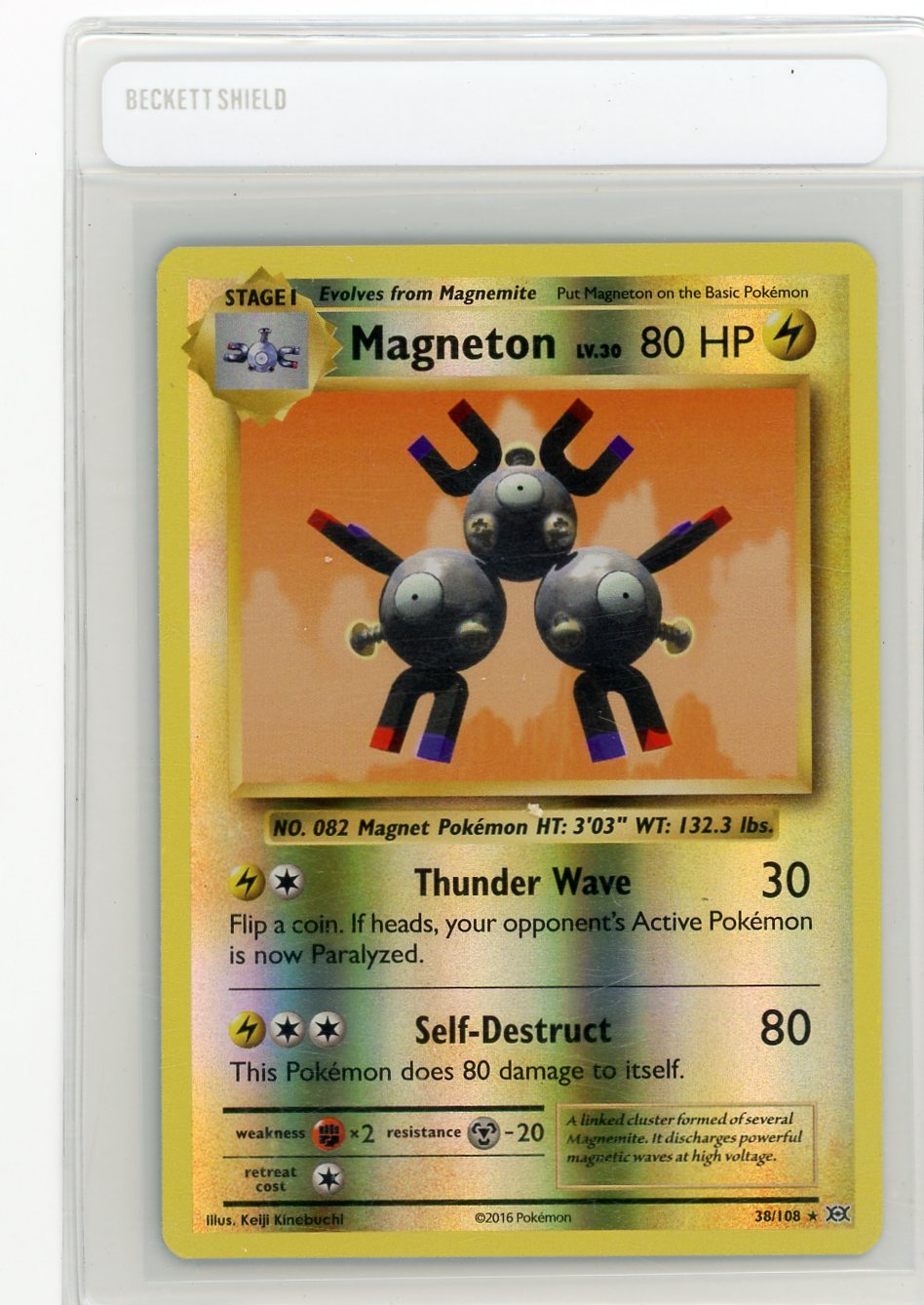 Magneton 38/108 XY Evolutions Reverse Holo Piece Of The Game Magneton 38/108 XY Evolutions Reverse Holo Piece Of The Game