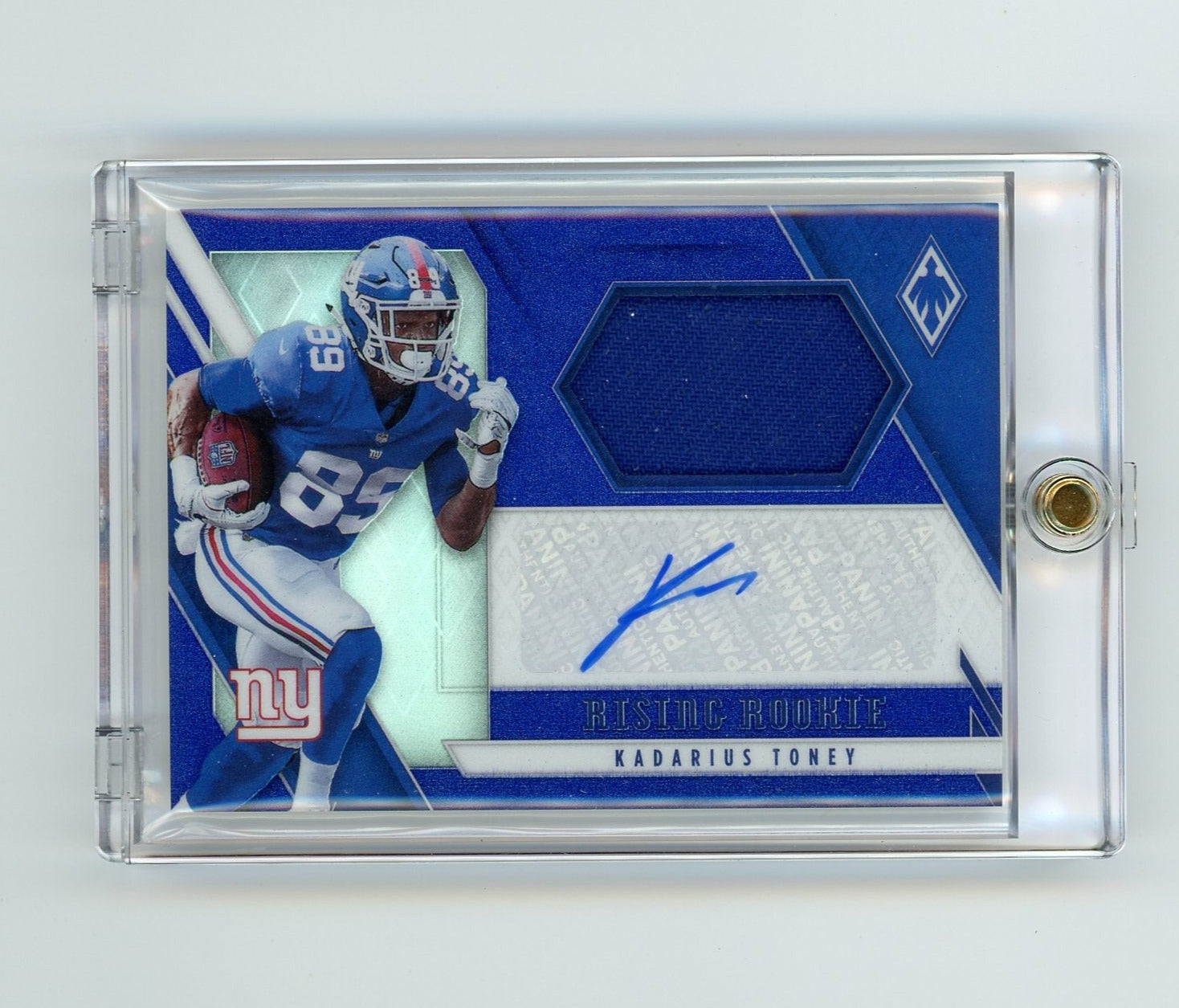 Kadarius Toney 2021 Panini Phoenix Rising Rookie RPA #'d 09/10