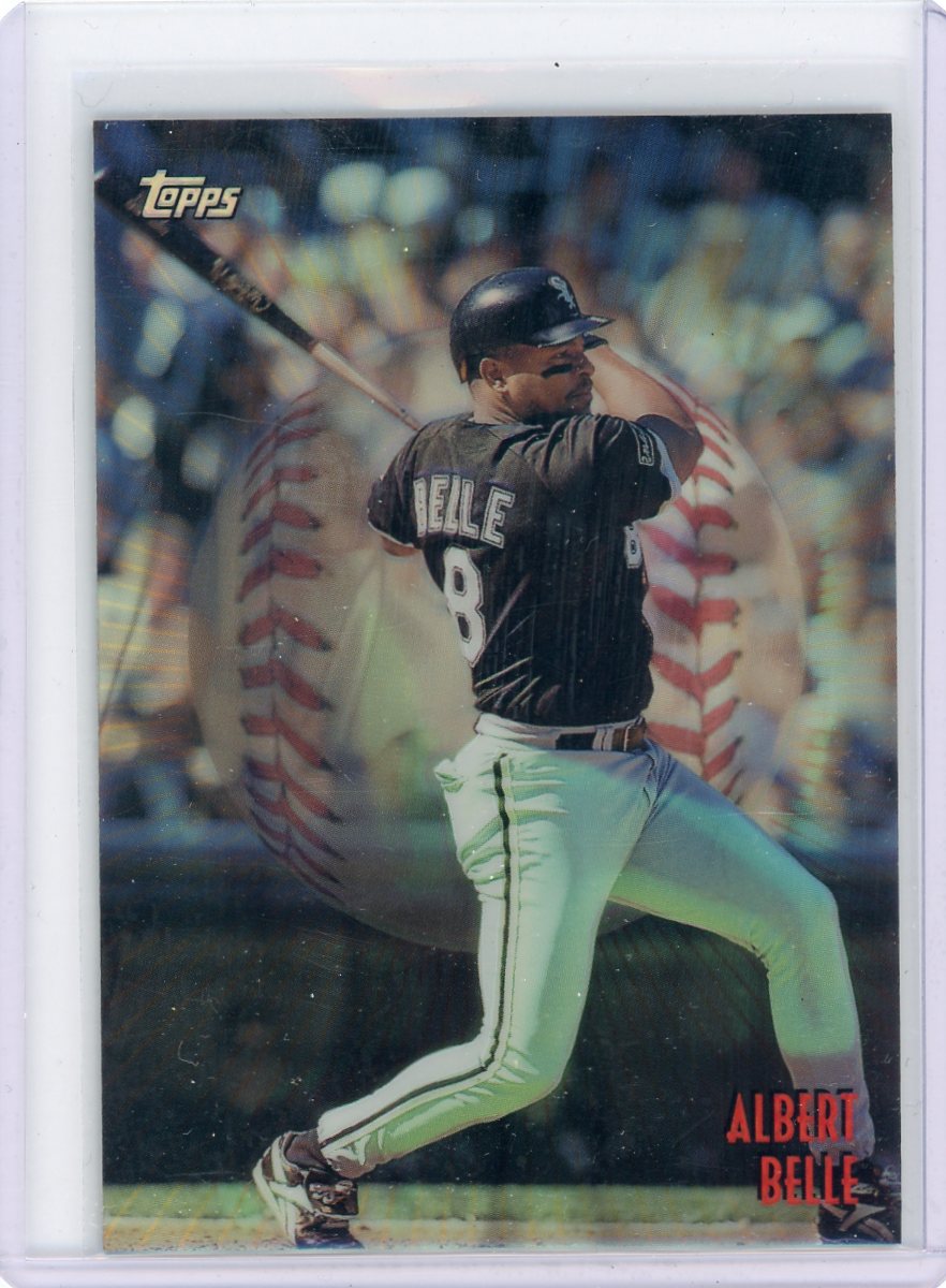 Albert Belle 1998 Topps Mystery Finest refractor #M4