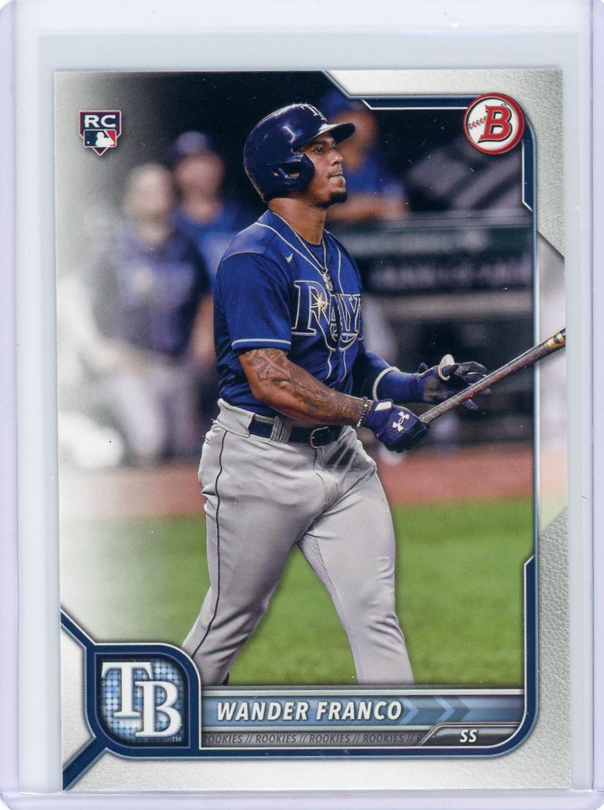 2022 Bowman Chrome Wander Franco RC Rookie Baseball Card 