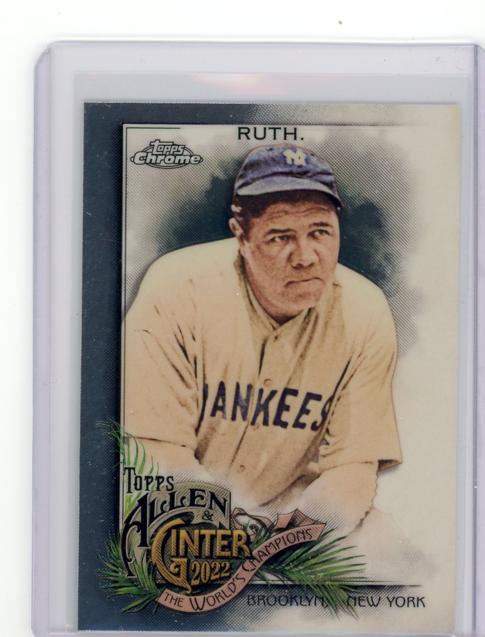 Babe Ruth 2022 Topps Chrome Allen & Ginter