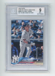 2018 Topps Base Set Photo Variations Gleyber Torres BGS 9