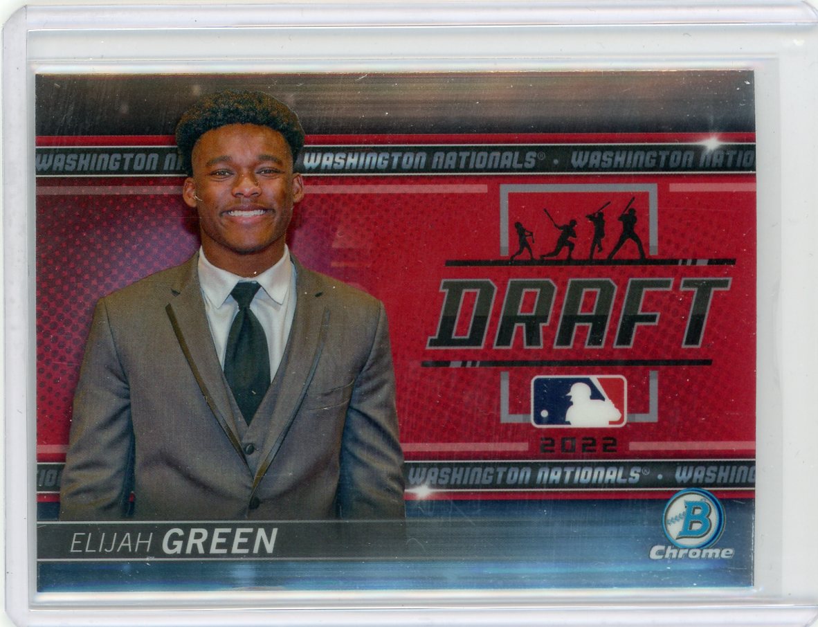 Elijah Green 2022 1st Bowman Draft "Draft Night" chrome