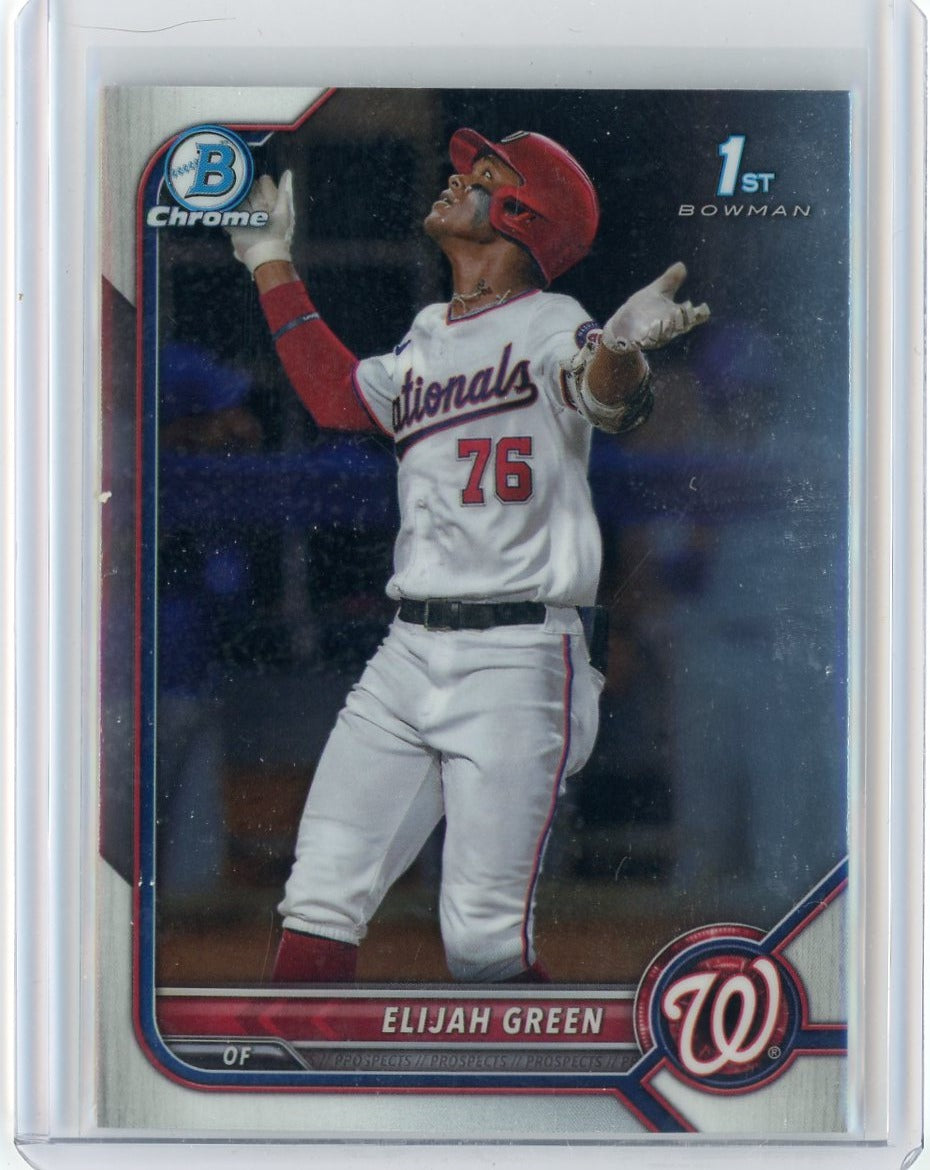 Elijah Green 2022 1st Bowman Draft chrome – Piece Of The Game