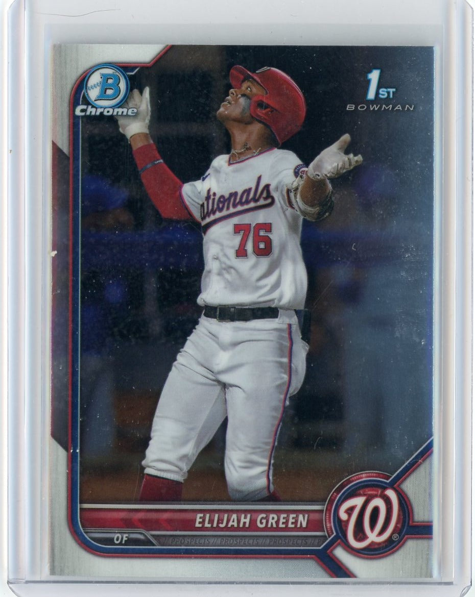 Elijah Green 2022 1st Bowman Draft chrome
