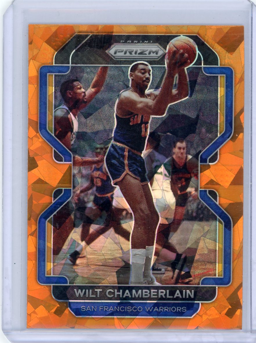 Wilt Chamberlain 2021-22 Panini Prizm orange ice prizm – Piece Of