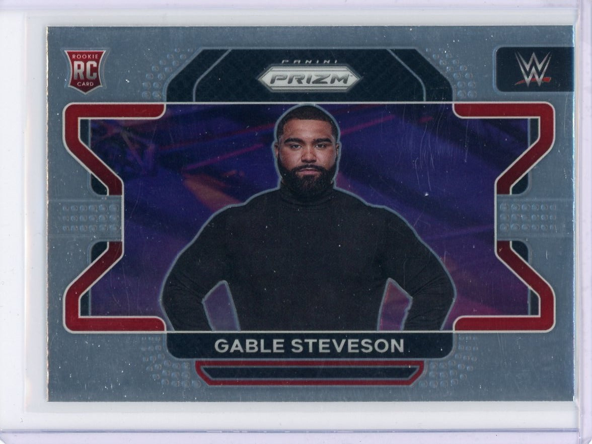 Gable Steveson 2022 Panini Prizm WWE rookie card
