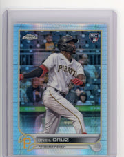 Oneil Cruz 2022 Topps Chrome Prism Refractor Rookie Card
