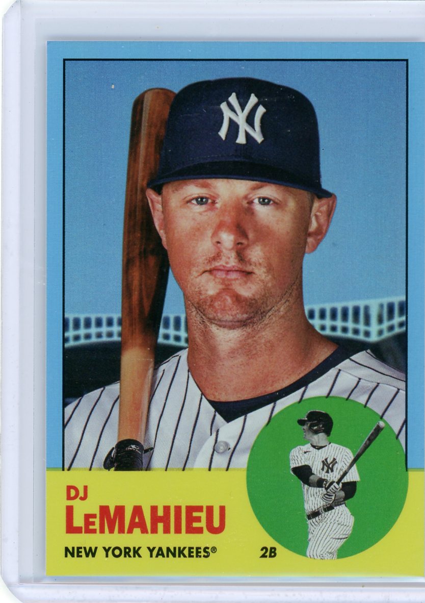 DJ LeMahieu 2022 Topps Archives blue foil #'d 20/25