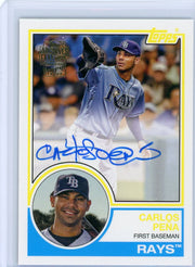 Carlos Pena 2022 Topps Archives Fan Favorites Certified Autograph #83FF-CP