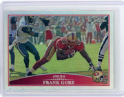 Frank Gore 2009 Topps Chrome refractor #TC42