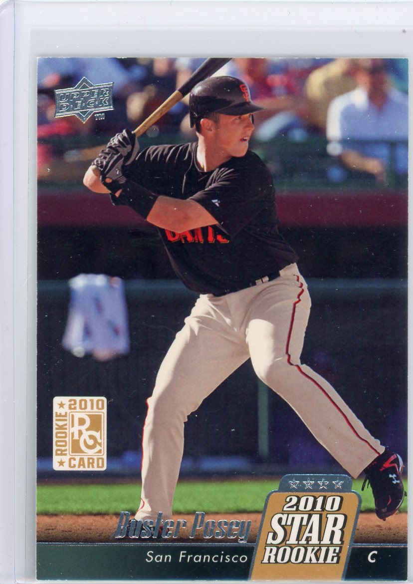Buster Posey 2010 Upper Deck Series 1 rookie card #28
