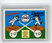 Yankees vs. Dodgers 1949 World Series 1968 Fleer #46