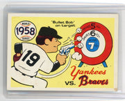 Yankees vs. Braves 1958 World Series 1968 Fleer #55