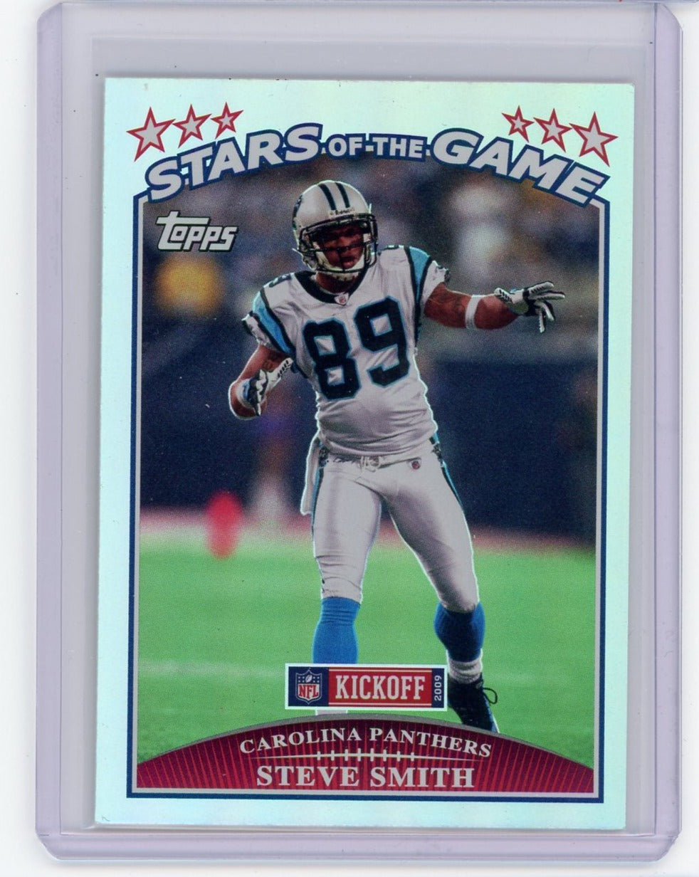 Steve Smith 2009 Topps Stars of the Game NFL Kickoff foil #SG8