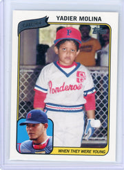 Yadier Molina 2010 Topps When They Were Young #WTWYYM