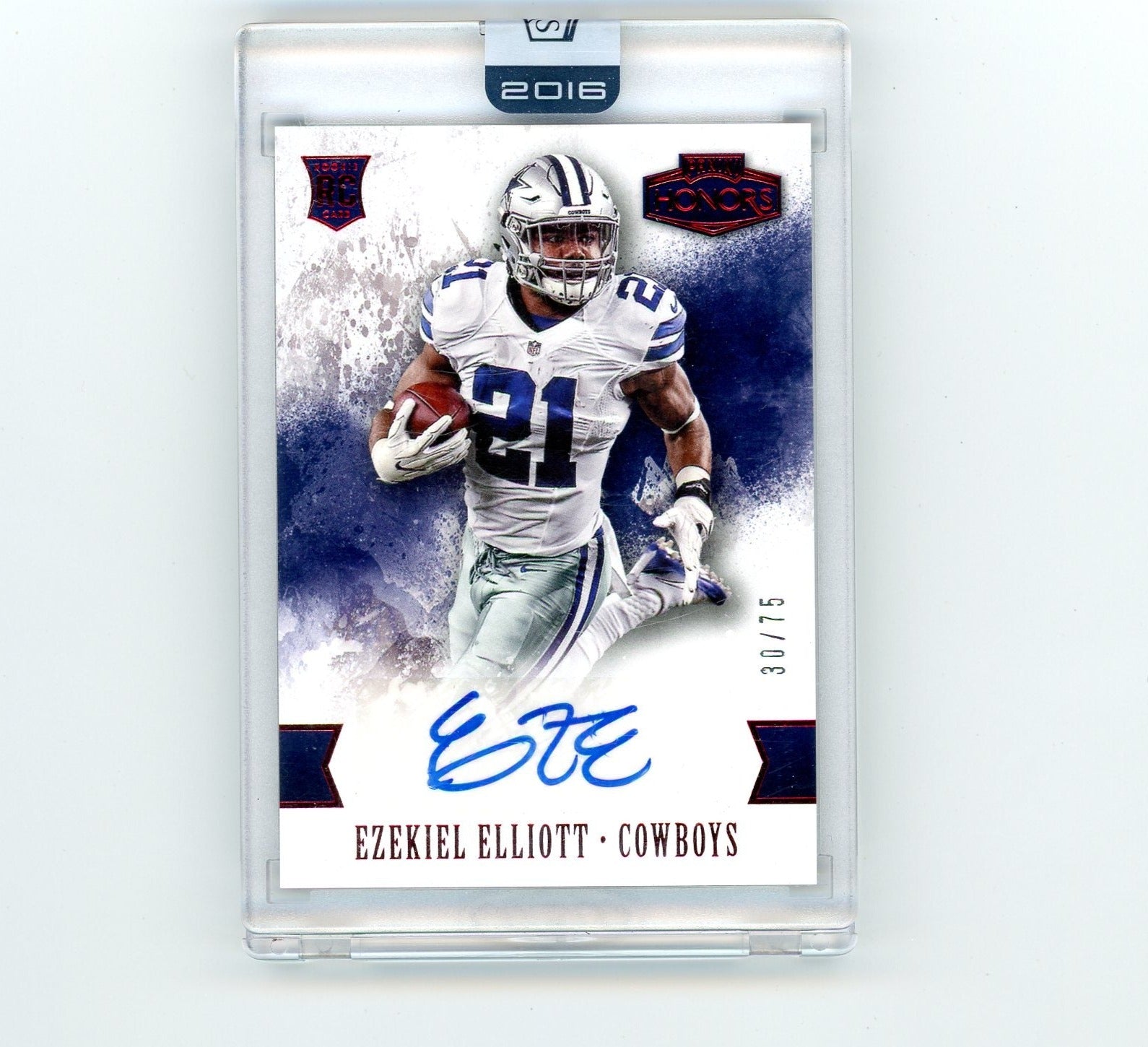 Ezekiel Elliot 2016 Panini Honors Auto 30/75