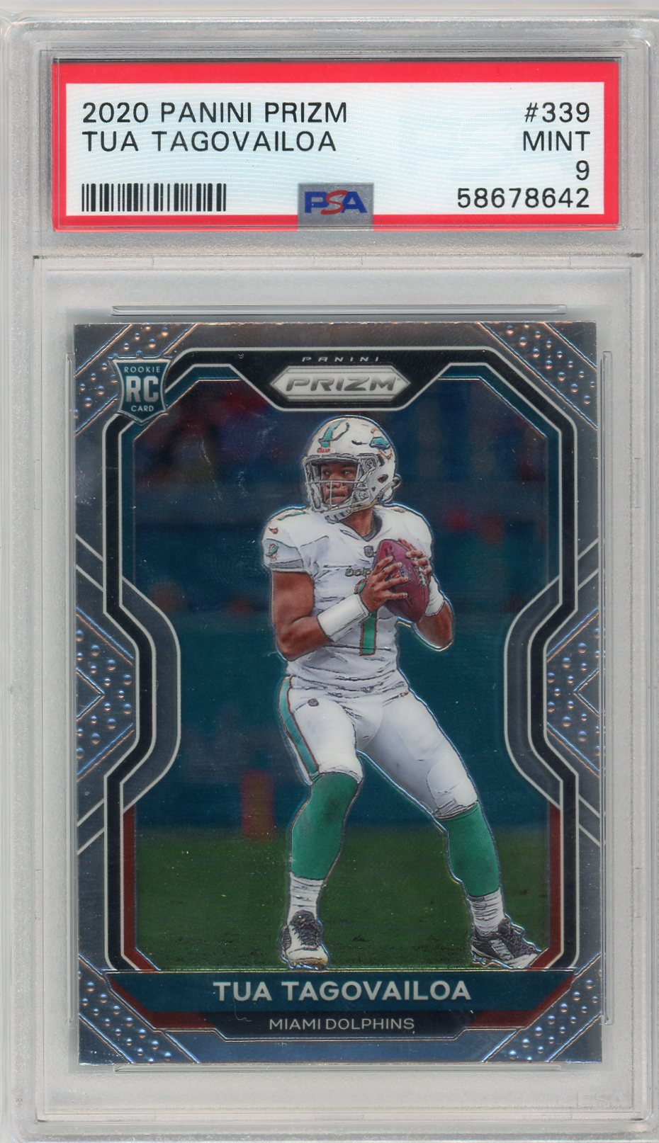 Tua Tagovailoa 2020 Panini Chronicles DP Donruss Rated Rookie #3 PSA 9 –  Piece Of The Game