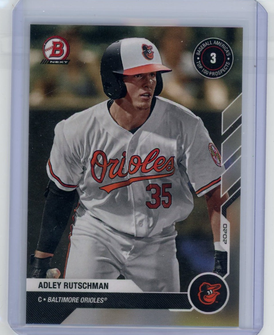 Adley Rutschman 2020 Topps NOW Bowman Next Top 100 Prospects #BA44