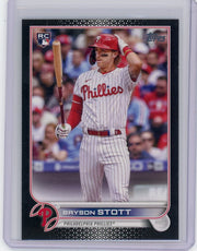 Bryson Stott 2022 Topps Update black parallel rookie card #'d 29/71