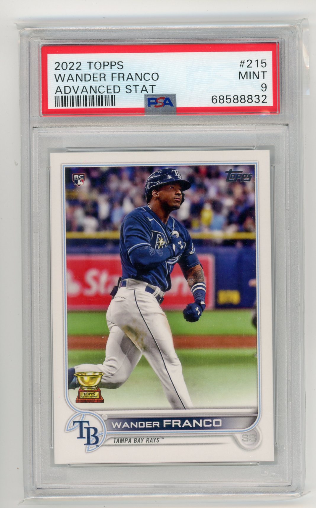 Wander Franco 2022 Topps Advanced Stat 052/300 PSA 9 #215