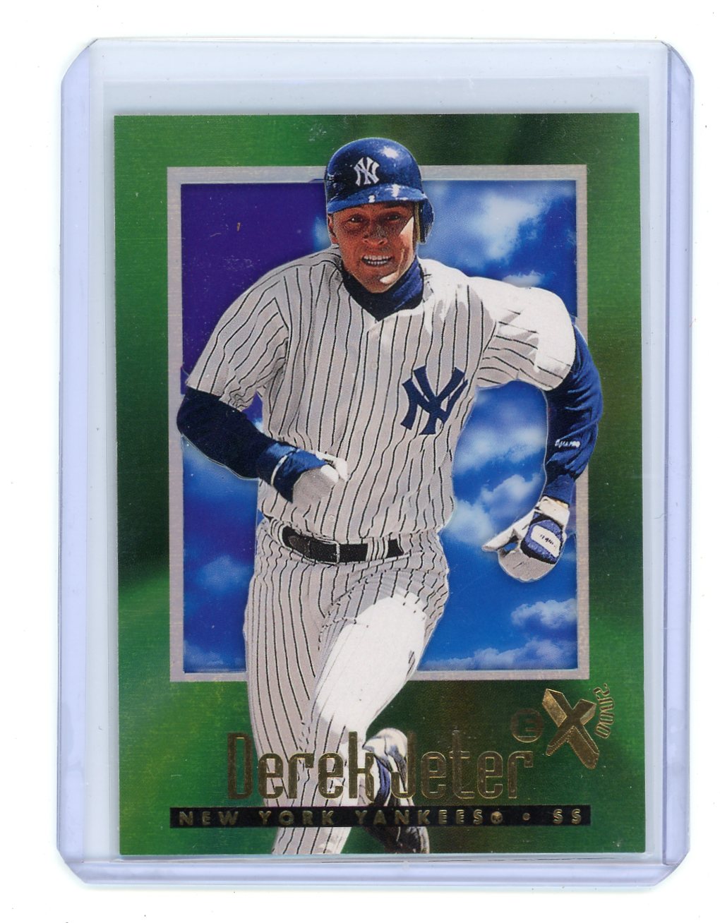 Derek Jeter 1997 SkyBox E-X2000 – Piece Of The Game