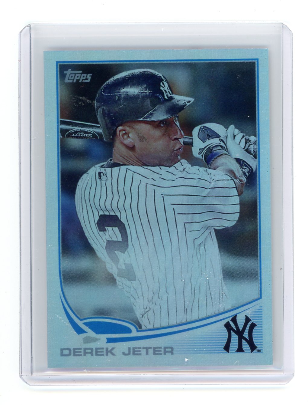 Derek Jeter 2022 Topps Call of the Captain reprint draft pick foil