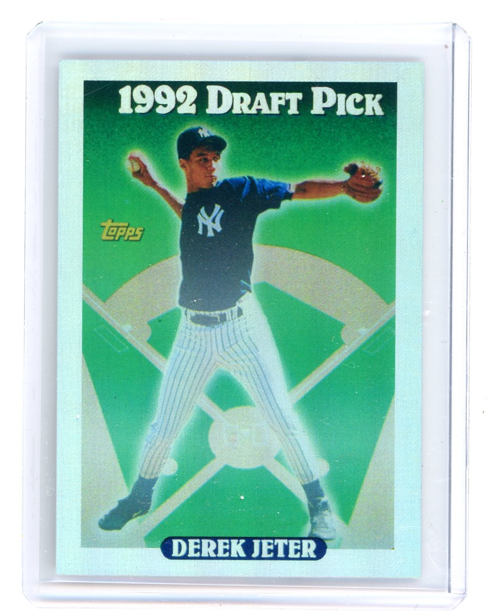 Derek Jeter 2022 Topps Call of the Captain reprint draft pick foil #DJ –  Piece Of The Game
