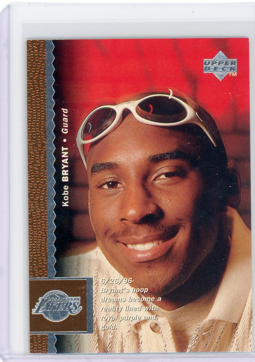 Kobe Bryant 1996 Upper Deck Rookie Exclusives Card (PSA)