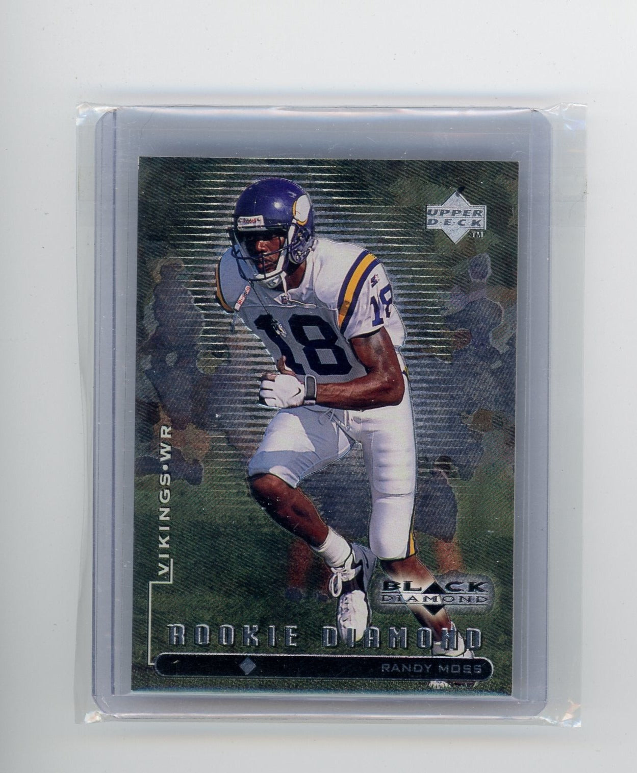 Randy Moss 1998 Upper Deck Future Shock Bronze Autograph Rookie