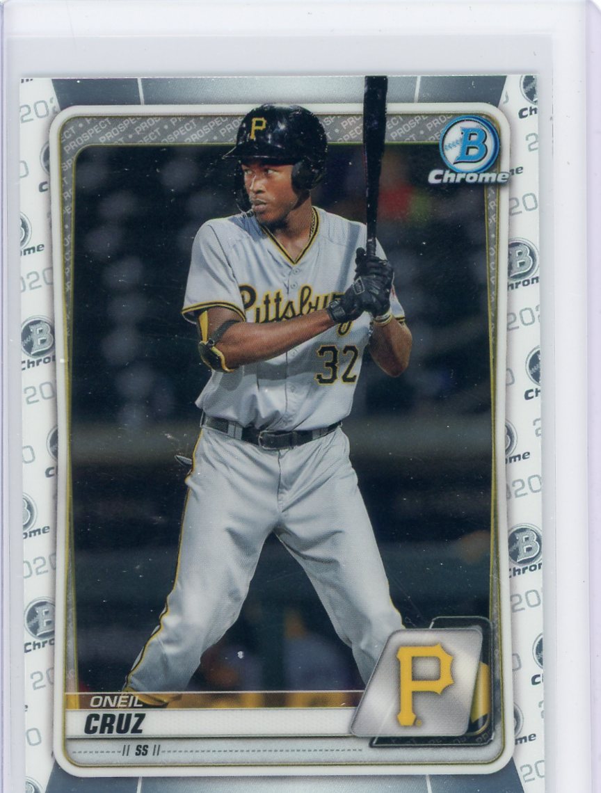 Oneil Cruz 2020 Bowman Chrome Draft