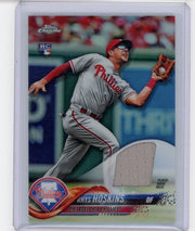 Rhys Hoskins 2018 Topps Chrome Complete Set rookie relic refractor (gray)