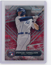 Spencer Torkelson 2022 Bowman Sterling Red Refractor rookie card #'d 2/5