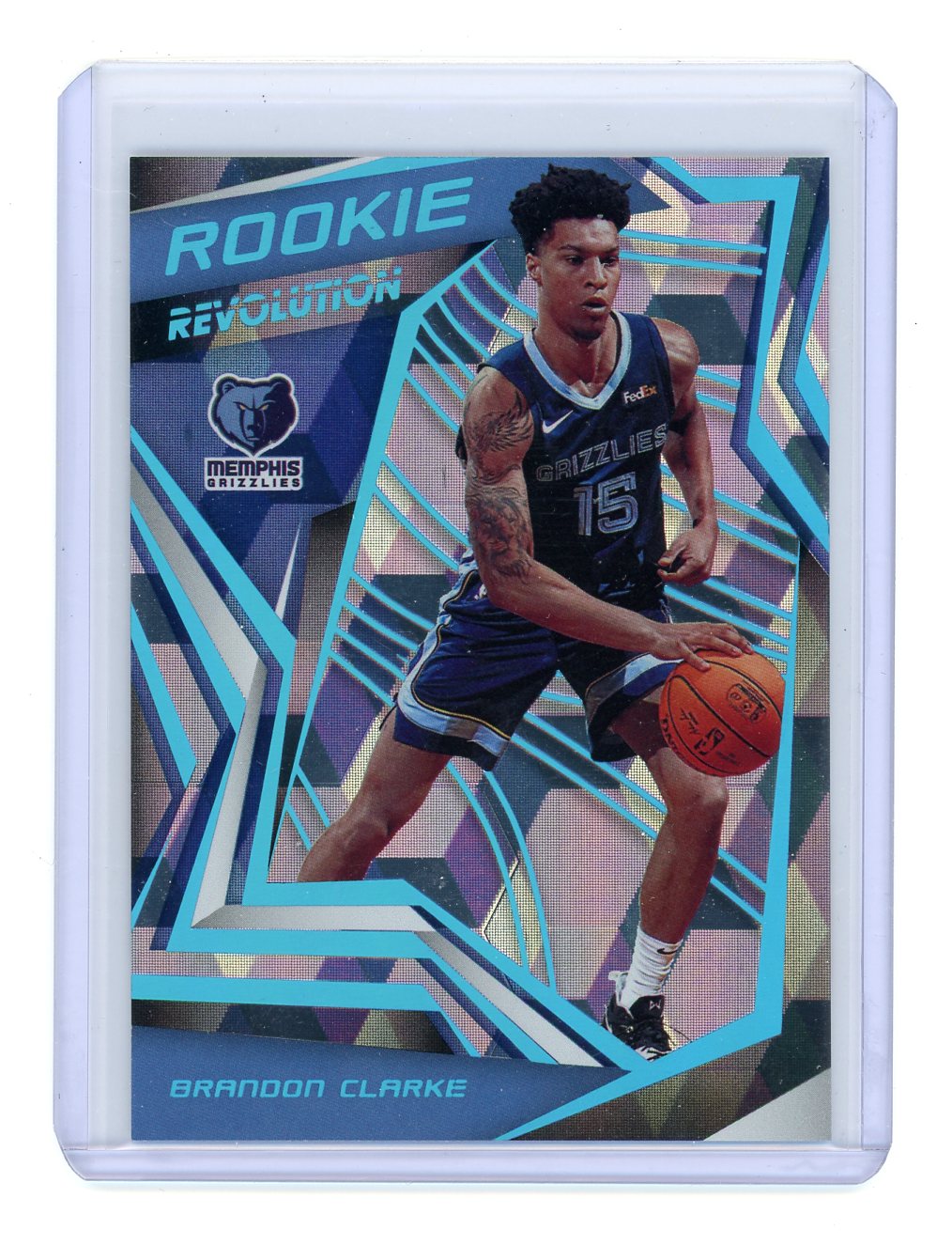 Brandon Clarke 2019-20 Panini Revolution Cubic #21/50 Rookie Card