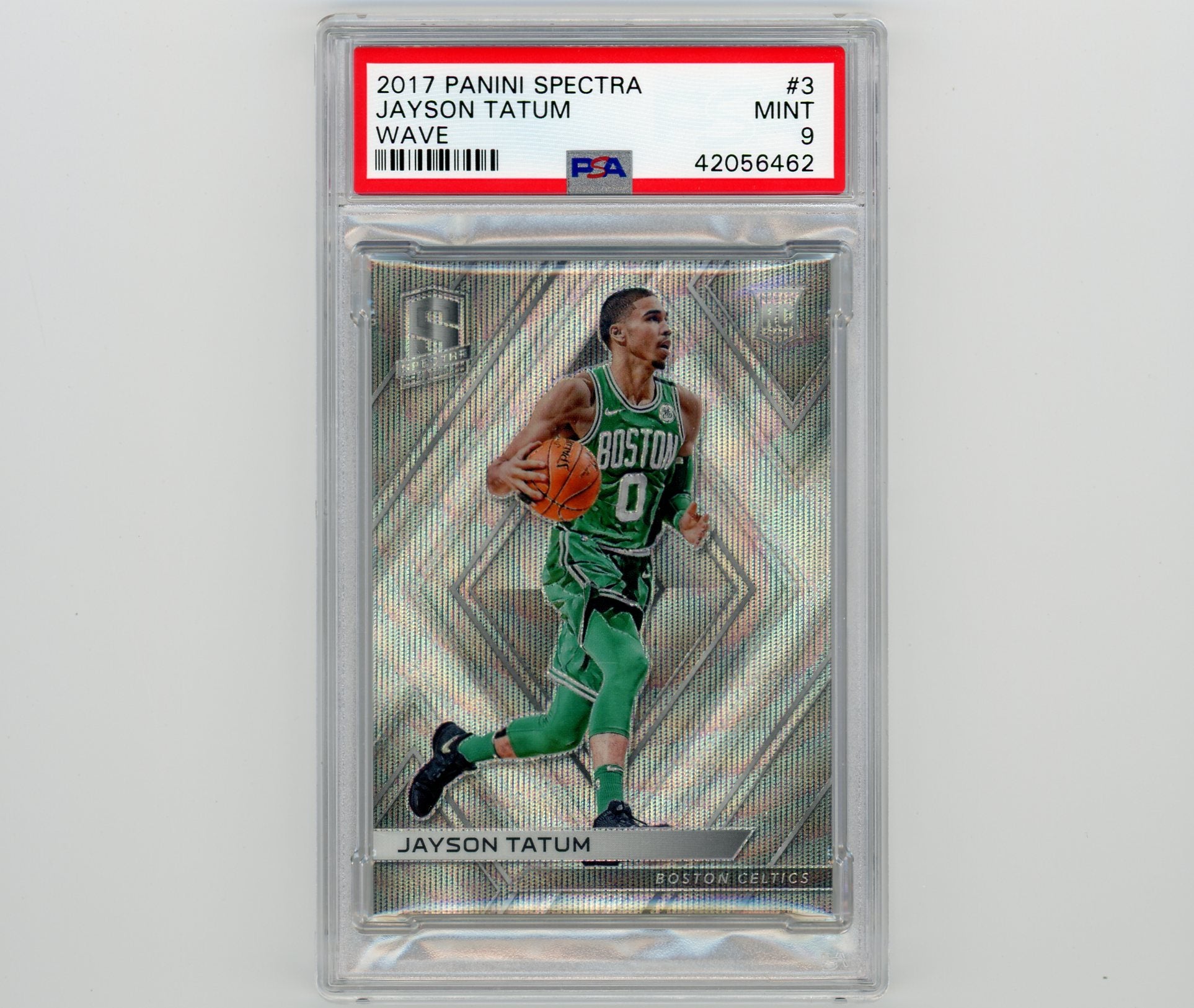 Jayson Tatum Basketball Game Used Patch Card Panini Prizm Boston