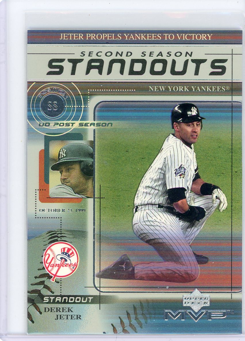 Derek Jeter 2000 Upper Deck Second Season Standouts foil #SS9