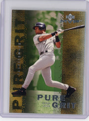 Derek Jeter 2000 Upper Deck Pure Grit foil #G1