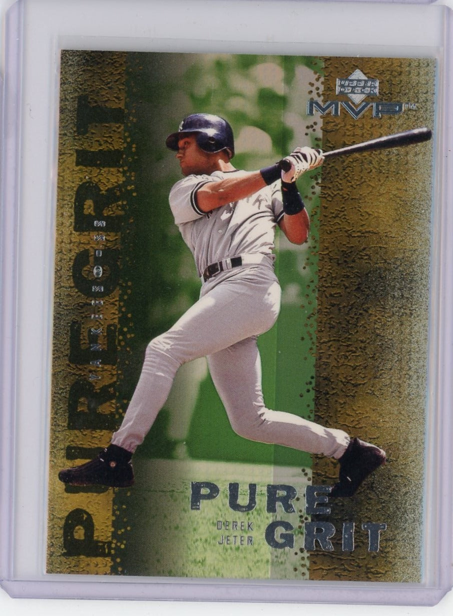 Derek Jeter 2000 Upper Deck Pure Grit foil #G1