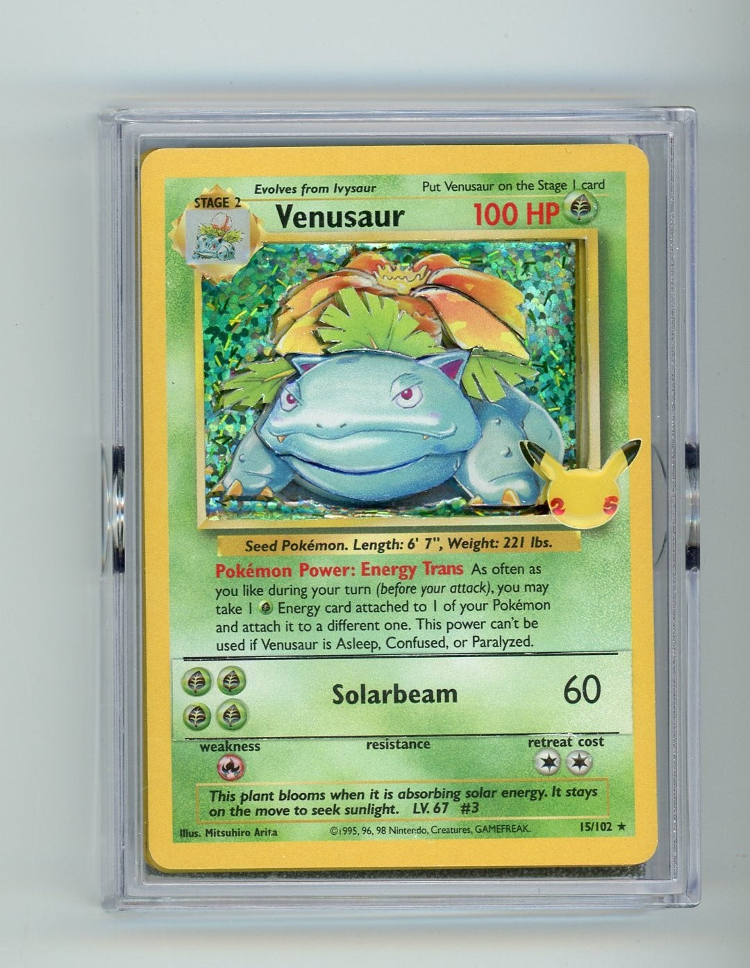 Venusaur 1998 Pokmon / Celebrations 3-layer custom card art by Do or Piece Of The Game Venusaur 1998 Pokmon / Celebrations 3-layer custom card art by Do or Piece Of The Game