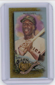Willie McCovey 2022 Topps Chrome Allen & Ginter gold refractor mini #'d 20/50