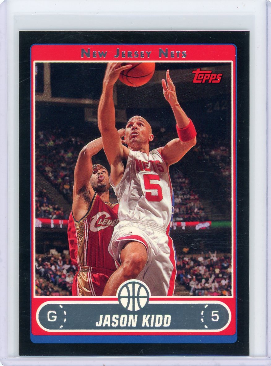 Jason Kidd 2006 Topps black border #'d 24/99